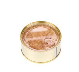 Canned tuna.