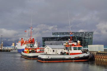 Fototapeta premium Porto di Reykjavik