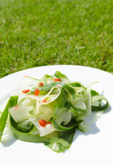 Cucumber salad with chilli
