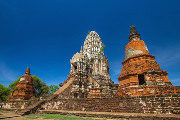 Wat Rat Burana ancient Ayutthaya period.Thailand