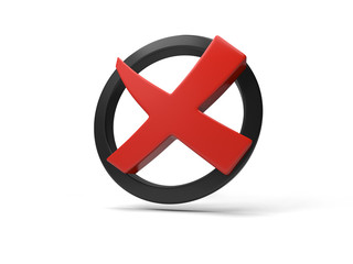 Obraz premium rejected sign