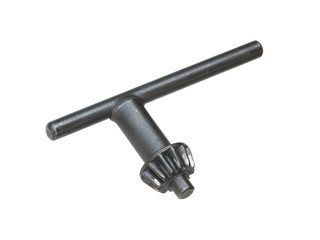Drill chuck key isolated on white background