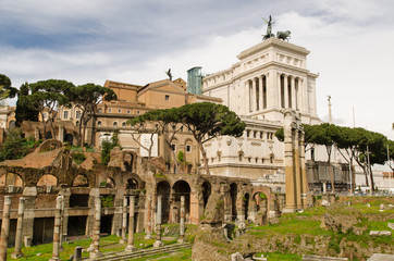 Obraz premium roman ruins, Rome, Italy