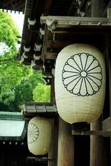 明治神宮の灯篭