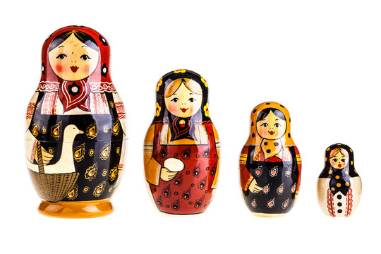 Matryoshka dolls family