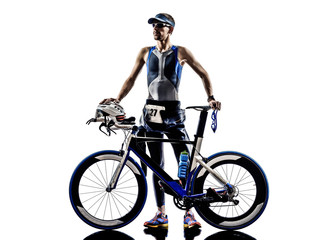 man triathlon iron man athlete equipment