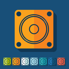 Flat design: dynamic