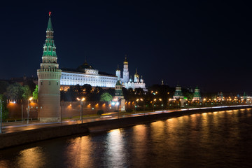 Moscow Kremlin at night