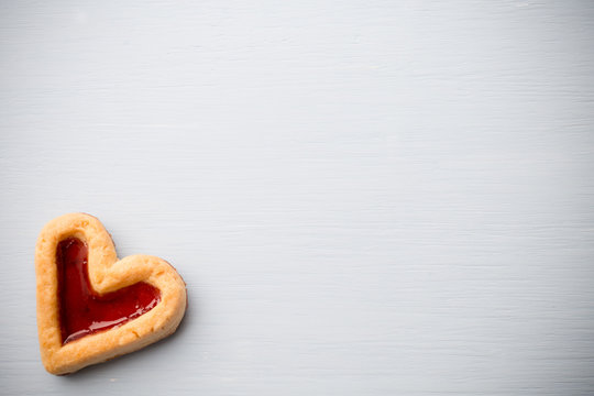 Heart cookies.