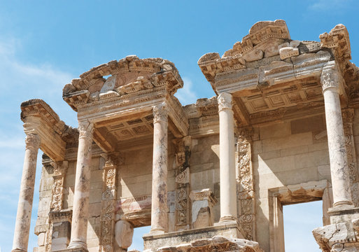 Library of Celsus in Ephesus, Selcuk, Turkey.