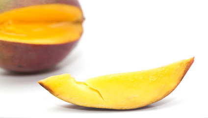 Obraz na płótnie Canvas mango on a white background
