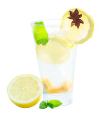 glass of lemonad
