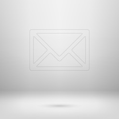 Icon in light studio room