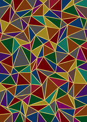 Fototapeta na wymiar Abstract background with colored triangles.