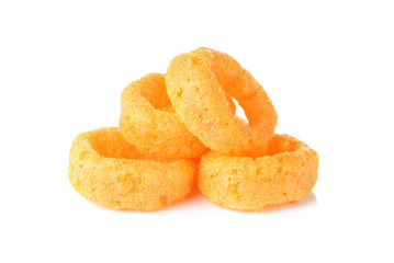 Stack of crispy onion rings