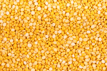 Background of dried yellow pea