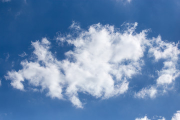 Naklejka na ściany i meble clouds in the blue in the sky
