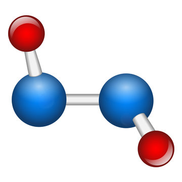 Single hydrogen peroxide H2O2 molecule