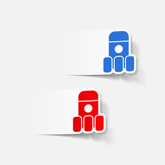 realistic design element: rocket