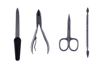 Various manicure tools