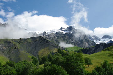 Obraz premium massif de la meije