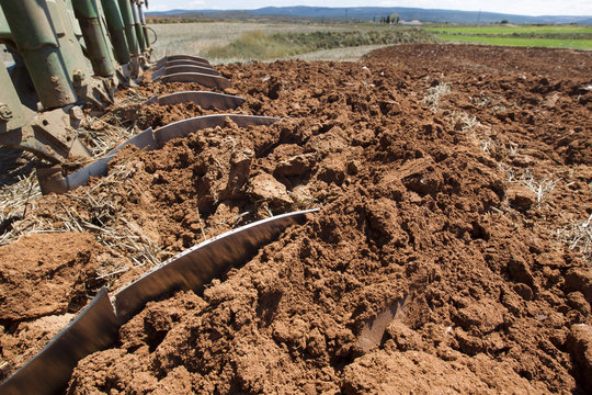 Untractor Plow Plowing A Field