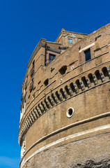 Details of Castel Sant'Angelo in Rome, Italy