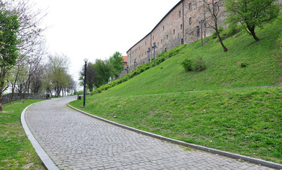 fortified castle in Bratislava, Slovakia, Europe
