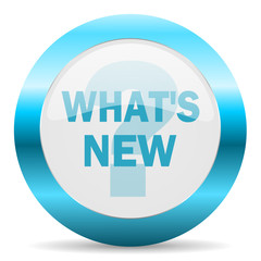 new blue glossy icon