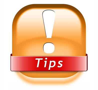 helpful tips button