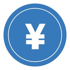 Fototapeta premium Symbole du Yen dans un panneau