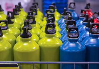 Metallic water bottles