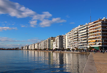 Thessaloniki embankment, Greece