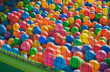 Fototapeta premium Colorful plastic balls