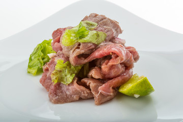 Beef carpaccio