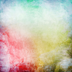 Colorful painted vintage background