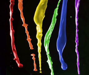 rainbow flag painting