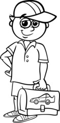 grade school student coloring book