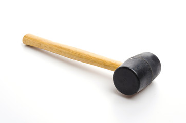 Hammer isolated white background