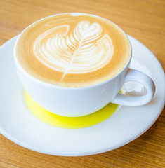 Latte coffee
