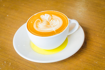 Latte coffee