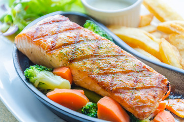 Salmon grilled