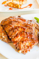 Bbq ribs steak