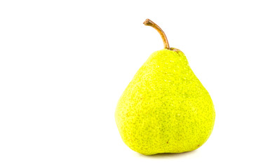 Pear isolated white background