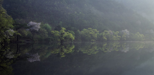 The image of beautiful scenery