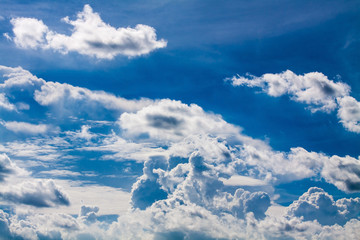 Fototapeta premium Blue sky with white clouds series 06