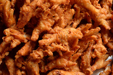 Fried Chicken in Street Market