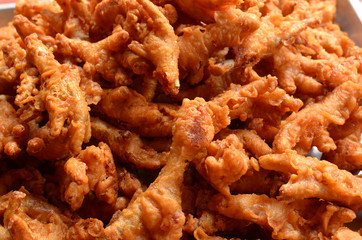 Fried Chicken in Street Market