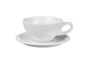 Tea cup isolated on white background