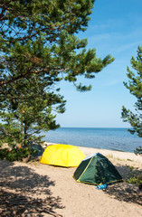 Camping site at Ladog lake
